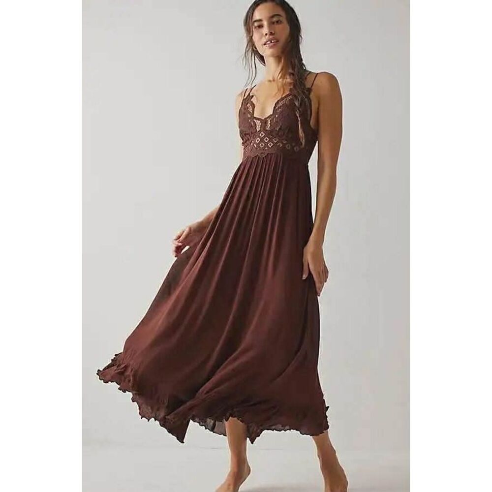 Free People One Adella Slip Maxi Dress